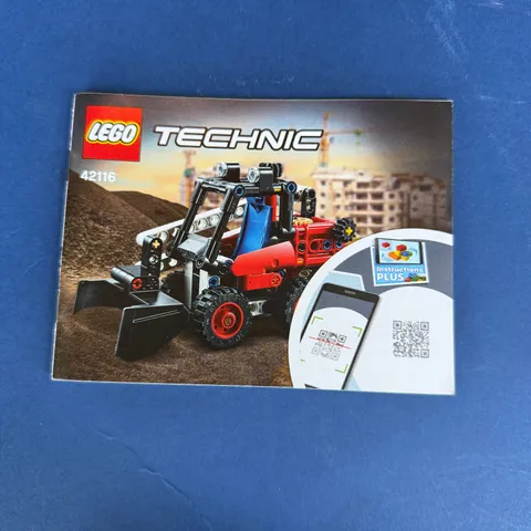 Lego Technic Skid Steer Loader Manual ONLY 42116