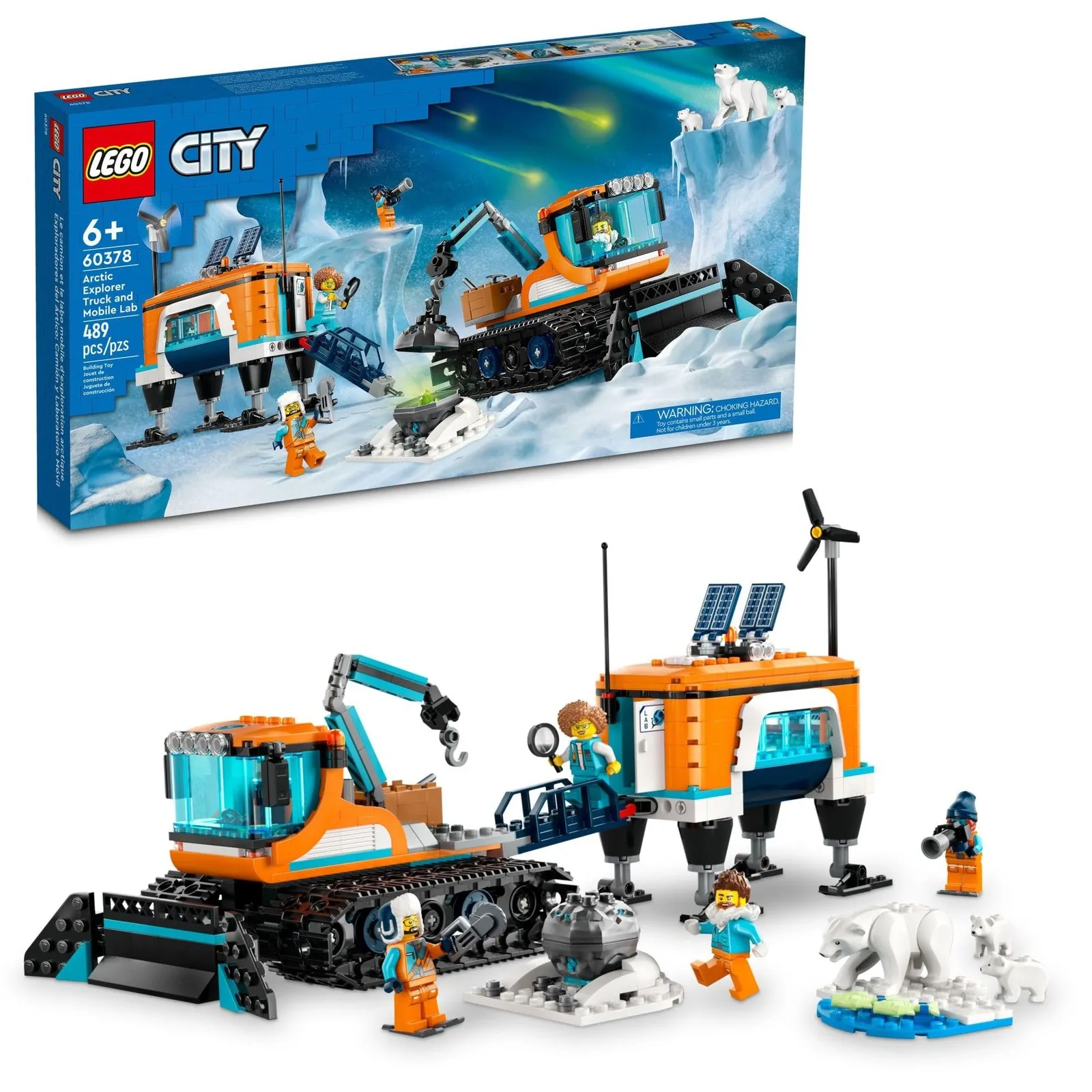 Lego City Arctic Explorer Truck Mobile Lab 60378 Building Toy Set (Ages 6+) - I_