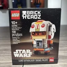 LEGO 40795 Brickheadz Star Wars Luke Skywalker Rebel Pilot 264 New Sealed 138 Pc