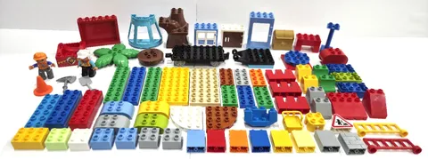 LEGO DUPLO Mixed Lot Bricks Figures Baseplates Specialty & More! + BONUSES