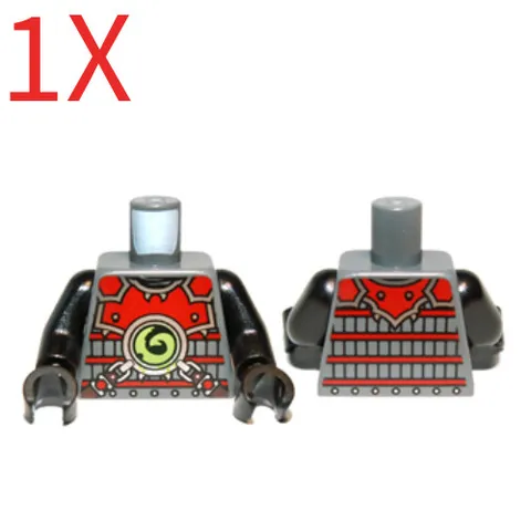 Lego 973pb1349c01 Torso Ninjago Armor Stone Army Scout Swordman 70505 70504