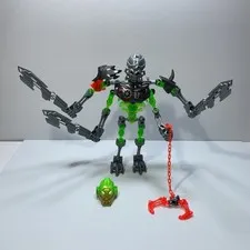 LEGO Bionicle Skull Army Skull Slicer 70792 Complete With Both Masks
