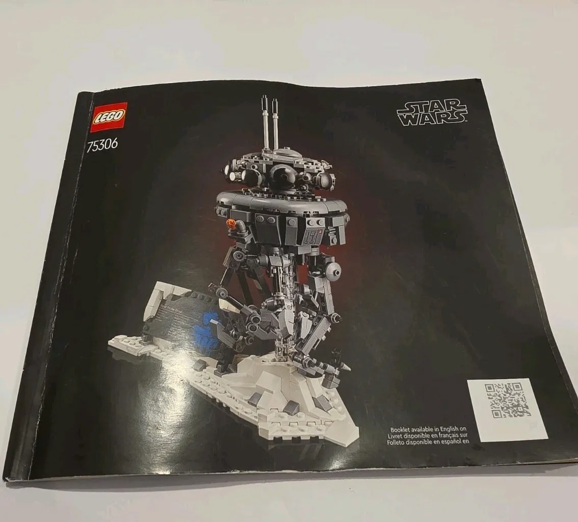 LEGO Star Wars Imperial Probe Droid 75306 Instruction Manual ONLY TT 