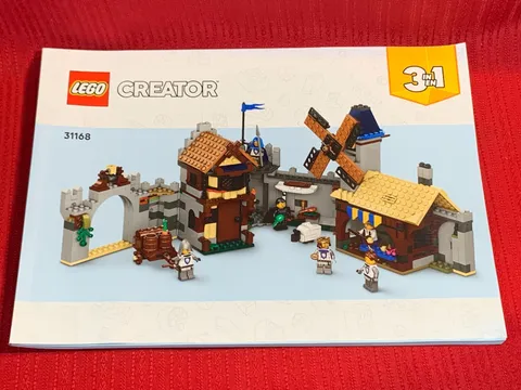 LEGO 31168 Creator 3 In 1 Medieval Town Square Instruction Manual Only