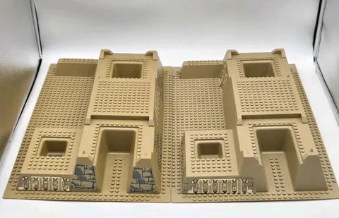 Lego Baseplates 51542 Desert Base Plate And Scorpion Pyramid 7327 Lot Of 2