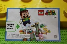 LEGO (71387) Super Mario, Luigi Starter Course, used, 100% Complete W/Manual