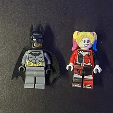 LEGO DC Batman & Harley Quinn Minifigures Lot of 2