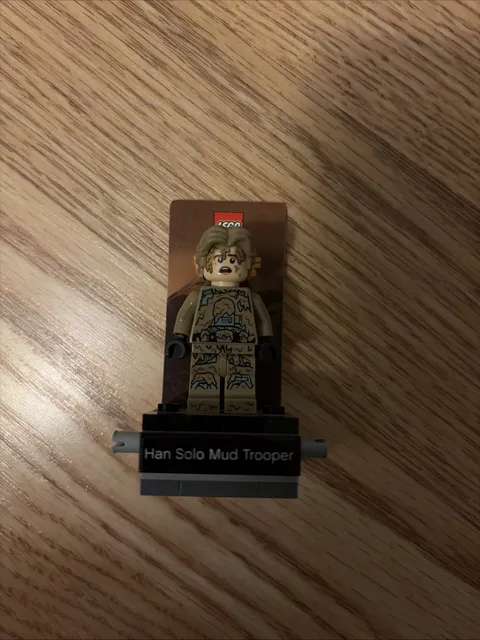 LEGO Star Wars Han Solo Mud Trooper Minifigure w/ Display Stand