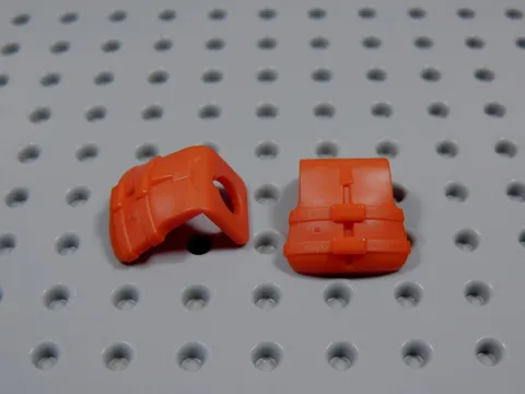 LEGO Lot of 2 Red Life Vest Accessory Minifig BT