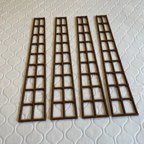 Lego 6285 Pirate Ship Brown Mast Rigging 4pc Near Mint! 27x5 2541 2539 6286 6289