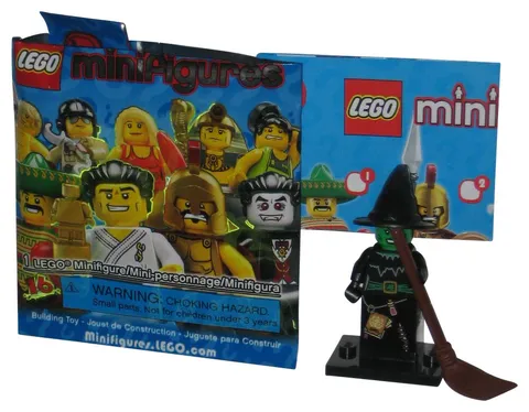 LEGO Series 2 Witch With Broomstick (2011) MiniFigure Toy Figure