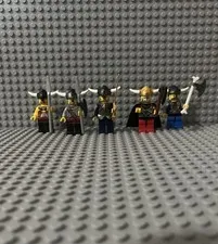 LEGO Viking Minifigures Lot Of 5 - vik001 vik003 vik004 vik005 vik006 w Weapons