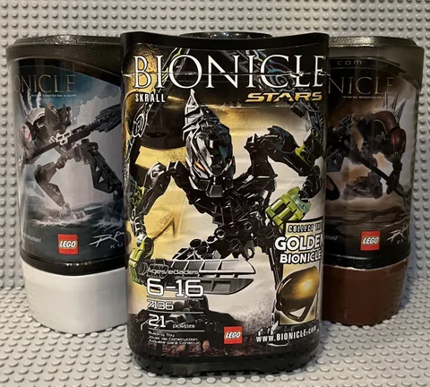 Lego Bionicle Lot 3 Sets: 8588 Rahkshi Kurahk, 8587 Rahkshi Panrahk, 7136 Skrall