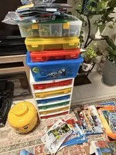 LEGO Bulk Lot, Almost 100 Lbs! Partial Builds,Mini figures, Manuals, & some KREO