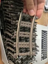 Lego 2867 1-01 9V Rail part curve x58