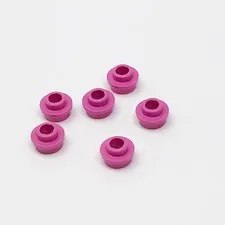 85861 LEGO Parts Plate Round 1x1 w/ Open Stud DARK PINK (6)