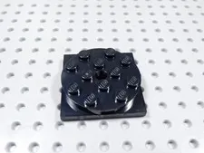 LEGO Black 4x4 Turntable w/ Black Spinning Top BH