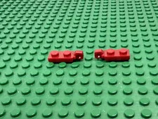 2x LEGO Dark Red Hinge Plate 1 x 2 Locking 1 Finger on End 4884 4745 #44301a