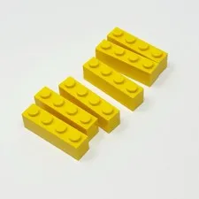 3010 LEGO Parts Brick 1x4 YELLOW (6)