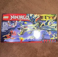 LEGO NINJAGO Attack of the Morro Dragon 70736  Ages 8-14 damaged box