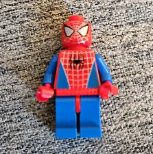 2002 Tobey Maguire LEGO Spider-Man Minifigure Red Blue Web Suit Super Heroes
