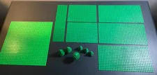 LEGO Green Base Plates and Tree Lot