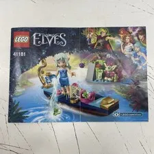 ORIGINAL RETRO LEGO USED Toy Instruction Book Manual Set - 41181 Elves