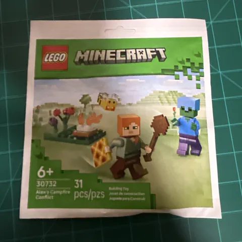 LEGO 30732 Minecraft Alex's Campfire Conflict Brand new sealed 2026 polybag