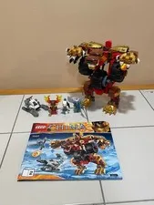 LEGO CHIMA: Bladvic's Rumble Bear (70225) Incomplete w/ Minifigures READ