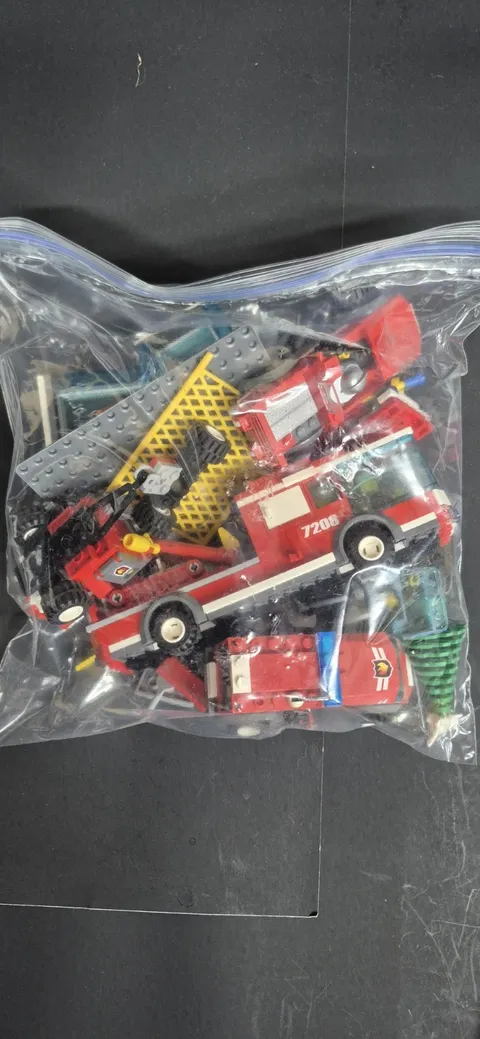 LEGO City Fire Emergency Vehicle Parts Lot Trucks Ladder Pieces OEM Incomplete 