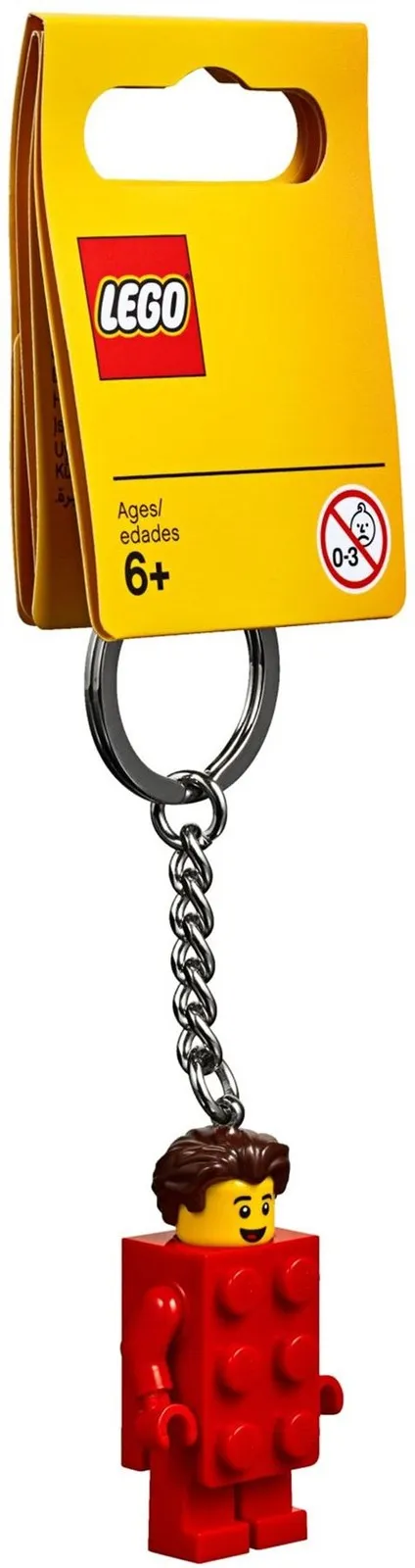 LEGO City Brick Suit Guy Minifigure keyring / keychain 853903