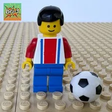 LEGO Sports, Soccer: Red Player 2 + Ball soc023, x45pb03, 3409 CHAMPIONSHIP 2000
