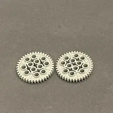 Lego 3649 34432 Light Gray Replacement Parts Pieces Lot of 2