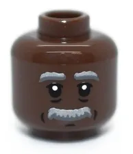 1 New LEGO Minifigure Head George Washington Carver Old Man 21355 6527753