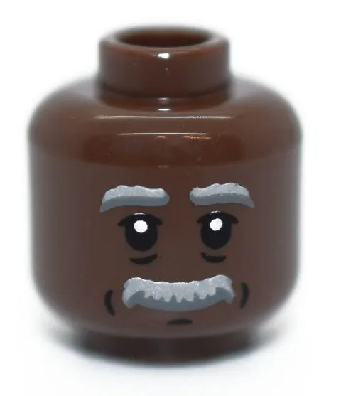 1 New LEGO Minifigure Head George Washington Carver Old Man 21355 6527753