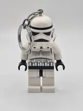 LEGO 2012 Star Wars Stormtrooper Keychain w. Working Light! Retired! NM+ -MB
