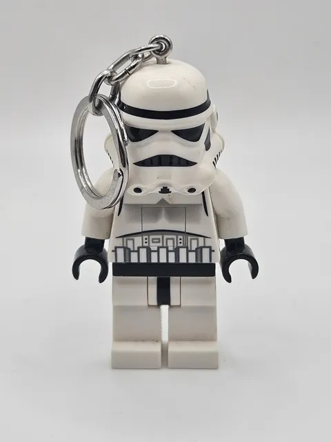 LEGO 2012 Star Wars Stormtrooper Keychain w. Working Light! Retired! NM+ -MB