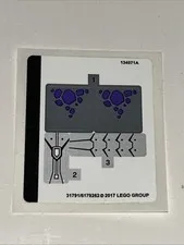 Lego New Sticker Sheet LANCE VS LIGHTNING 2017   #70359
