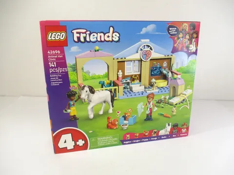 LEGO Friends Animal Vet Clinic 42696 Horse Dog Cat Complete New In Box Sealed