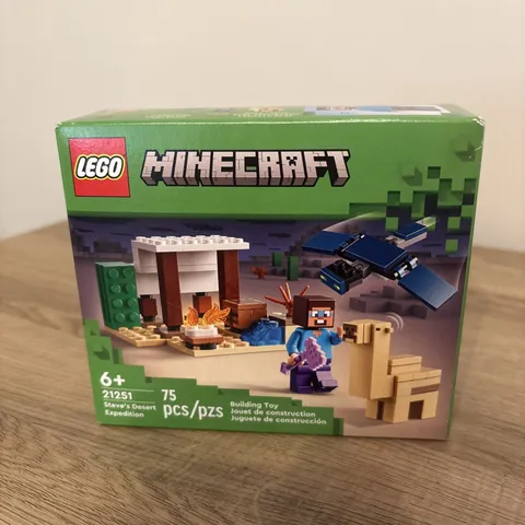 LEGO Minecraft: Steve's Desert Expedition (21251) - NEW - AUTHENTIC AND SEALED!!
