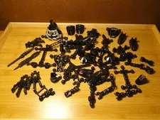 LEGO Bionicle Part & Pieces Assorted Bulk Lot Black