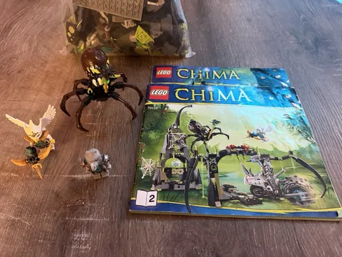 LEGO Legends of Chima 70133 Spinlyn's Cavern Spinlyn 407pcs (No Box)