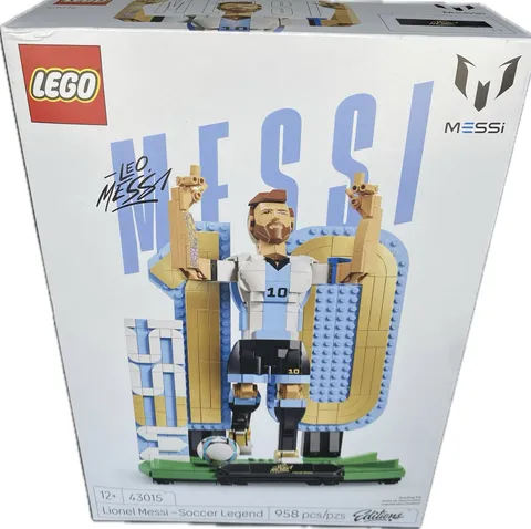 LEGO Editions Lionel Messi Soccer Legend 43015 Building Set 958 Pieces Seal Box