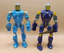 Vintage LEGO Castle Blue Purple Knights Kingdom Jayko & Danju Incomplete Retired