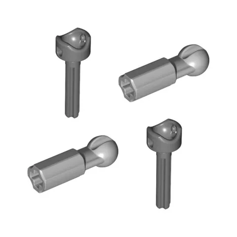 Lego Technic Bricks 4x CV Cardan Cup Ball Joints (2 Pairs) Connectors NEW