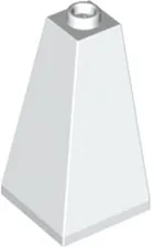LEGO White Slope 75 2 x 2 x 3 Double Convex 3685 Used Genuine