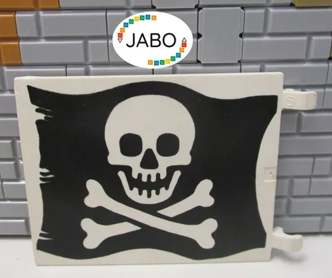 B8/4/7) Lego 2525p01 Pirate Flag 6270 6273 6279 6285 6286 B-STOCK Defective