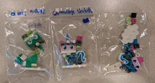 Lego UniKitty 41775 Minifigures Series 1 LOT of (3) 2- Camouflage 1-Queasy