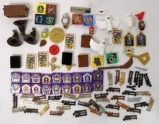 LEGO Harry Potter Accessories And Parts Lot Wands Owls Books wizard Cards