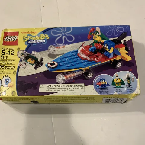 Sealed LEGO SpongeBob SquarePants: Heroic Heroes of the Deep 3815 Damage Box Ef